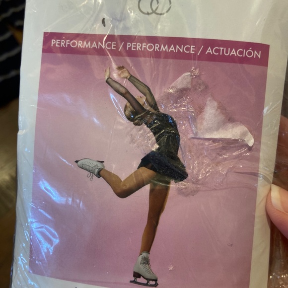 New MONDOR DANCE PERFORMANCE TIGHTS BLACK SHAPEWEAR NYLONS PANTYHOSE S - Picture 5 of 8